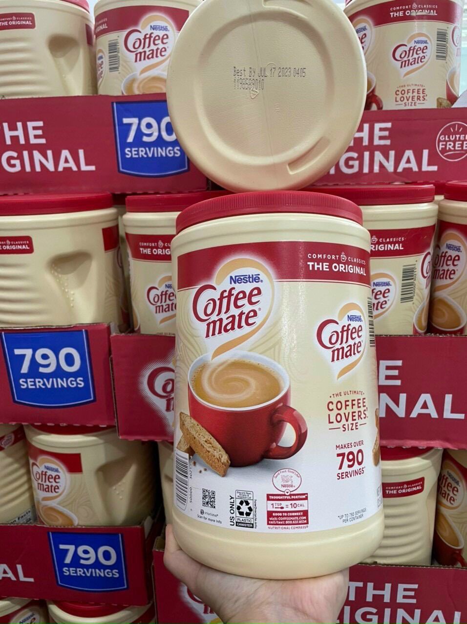 Bột kem pha cà phê nestle coffee mate 1.5kg - mỹ date 17/07/23