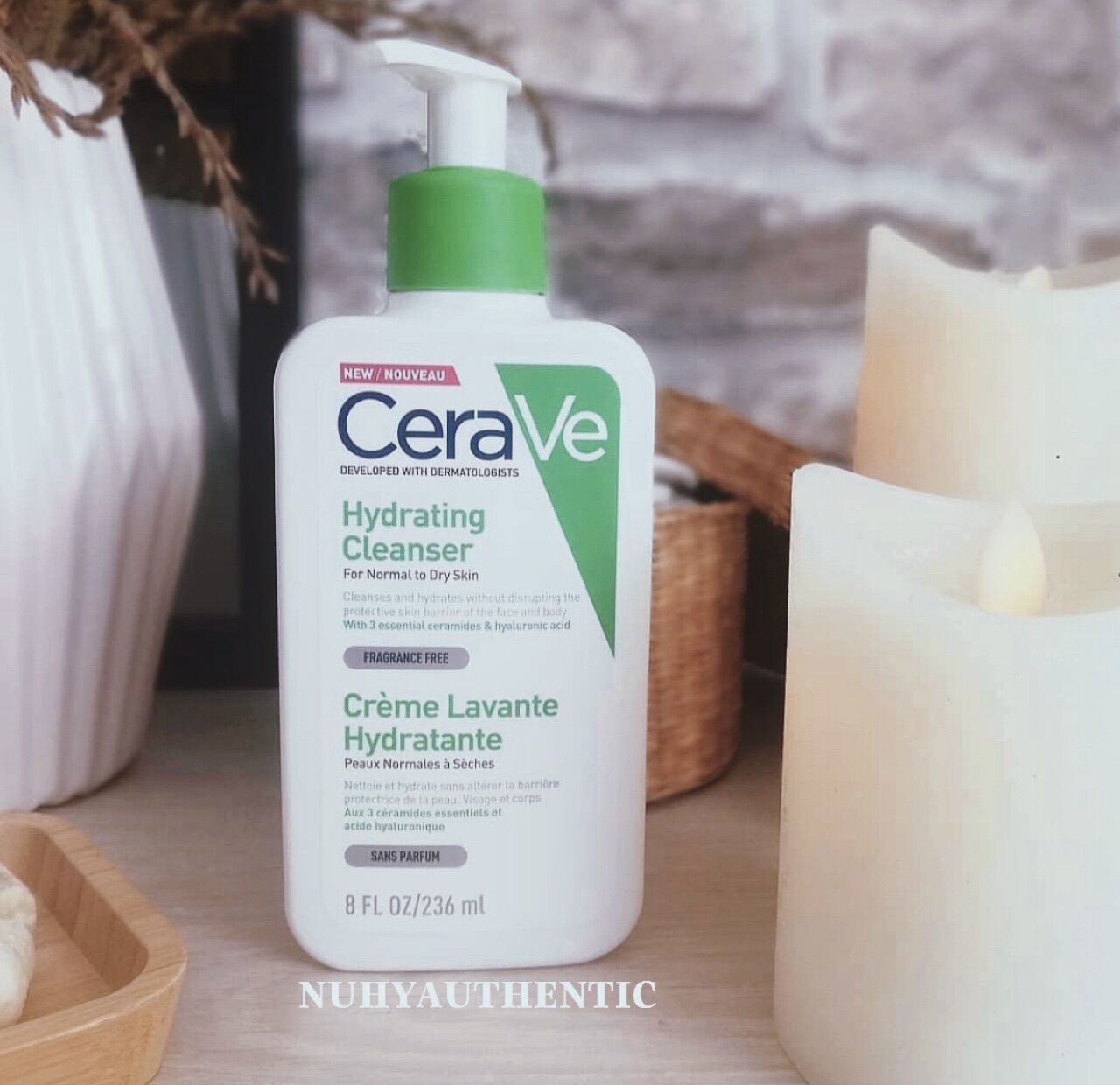 [Bản Pháp] Sữa rửa mặt dịu nhẹ CeraVe da dầu/da khô 236ml