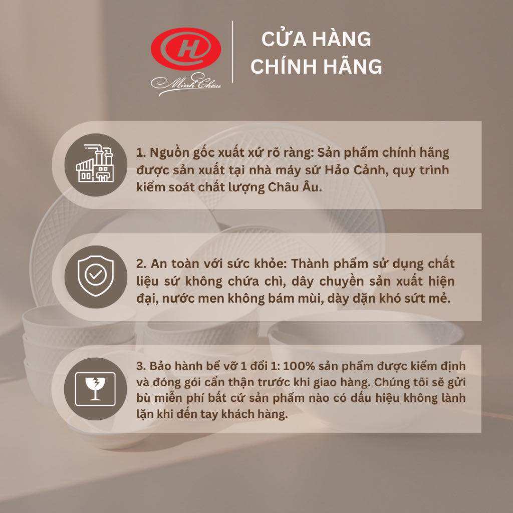 Đĩa chấm sứ Minh Châu - D01