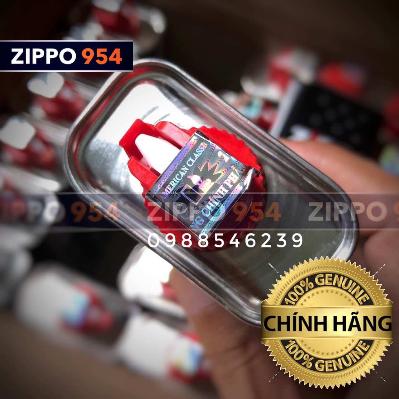 [Zippo954.com] Combo Xăng Đá Tim Zippo Chính Hãng