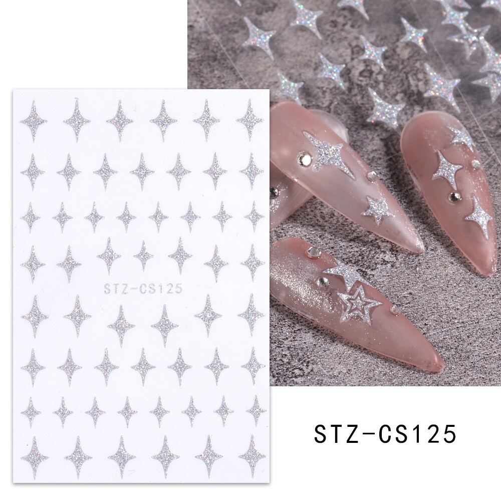 Sticker dán móng tay ÁNH SAO / KẺ SỌC / DÁN ĐẦU MÓNG
