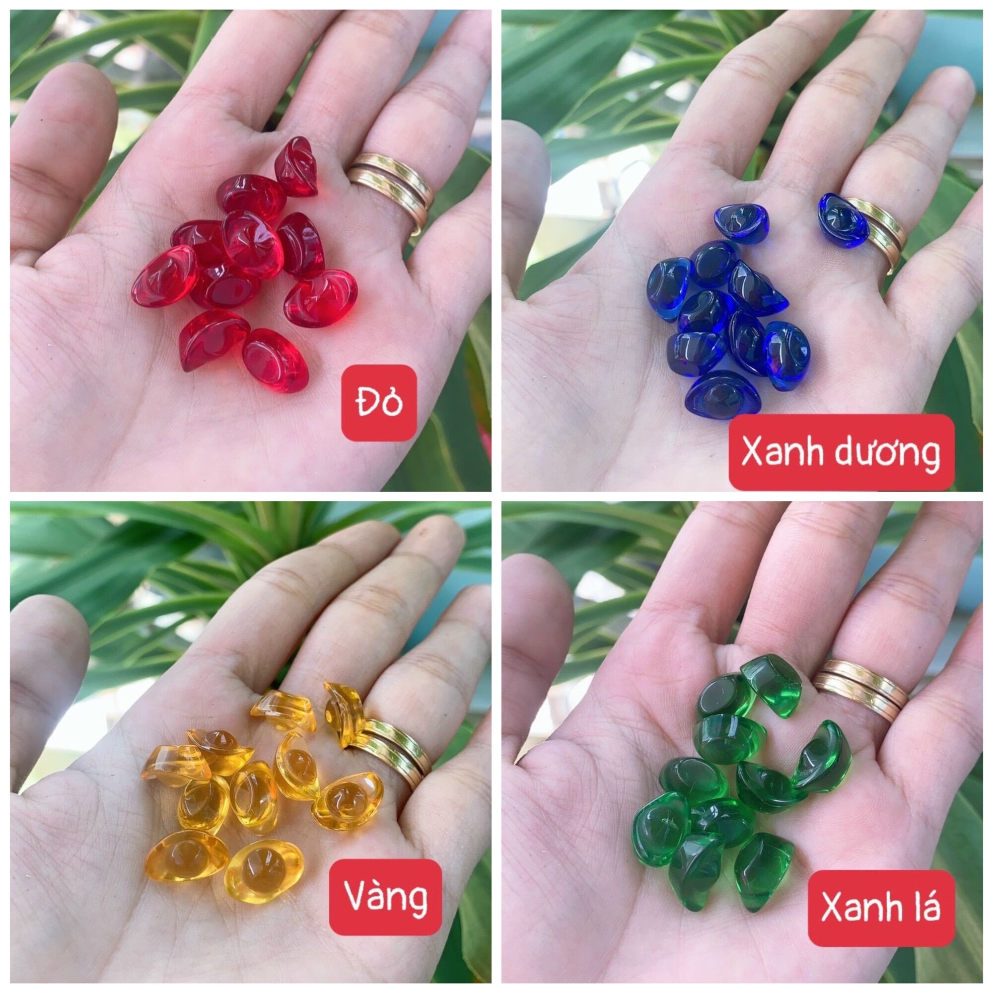 Combo 10 thỏi vàng nhí 1 cm