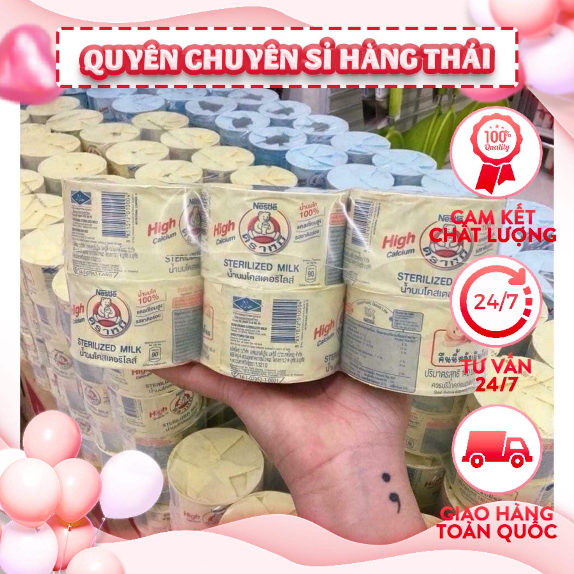 Lốc 12 hộp sữa gấu nestle thái lan