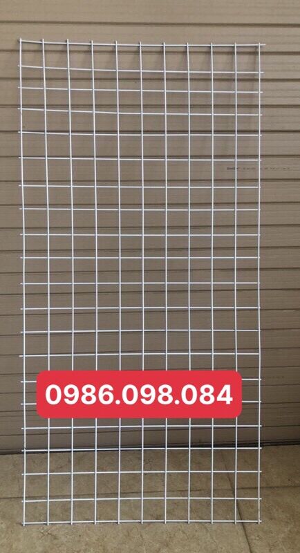 Tấm lưới sắt sơn tĩnh điện treo đồ, treo phụ kiện kích thước 50x100cm