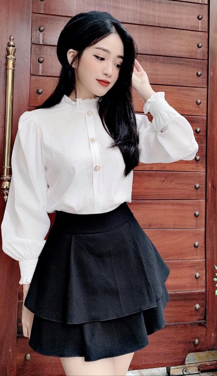 Top 10 áo sơ mi nữ kiểu Hàn Quốc đáng yêu được yêu thích nhất