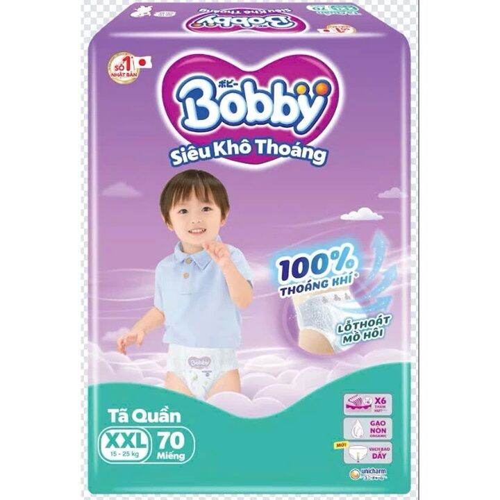 Tã Quần Bobby Jumbo Size M96 L88 XL74 XXL68
