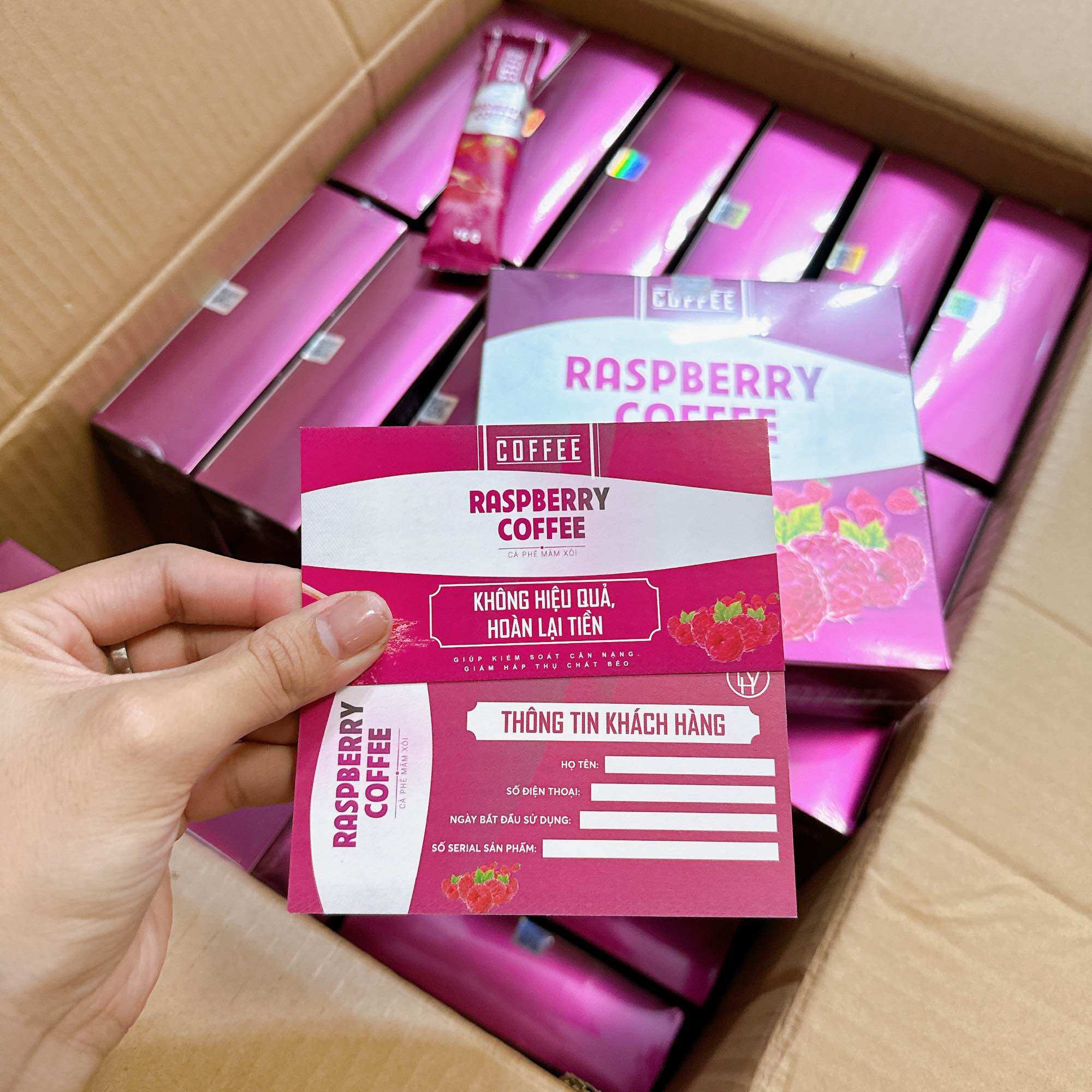 [Genuine] Raspberry Coffee Box of 15 Packs