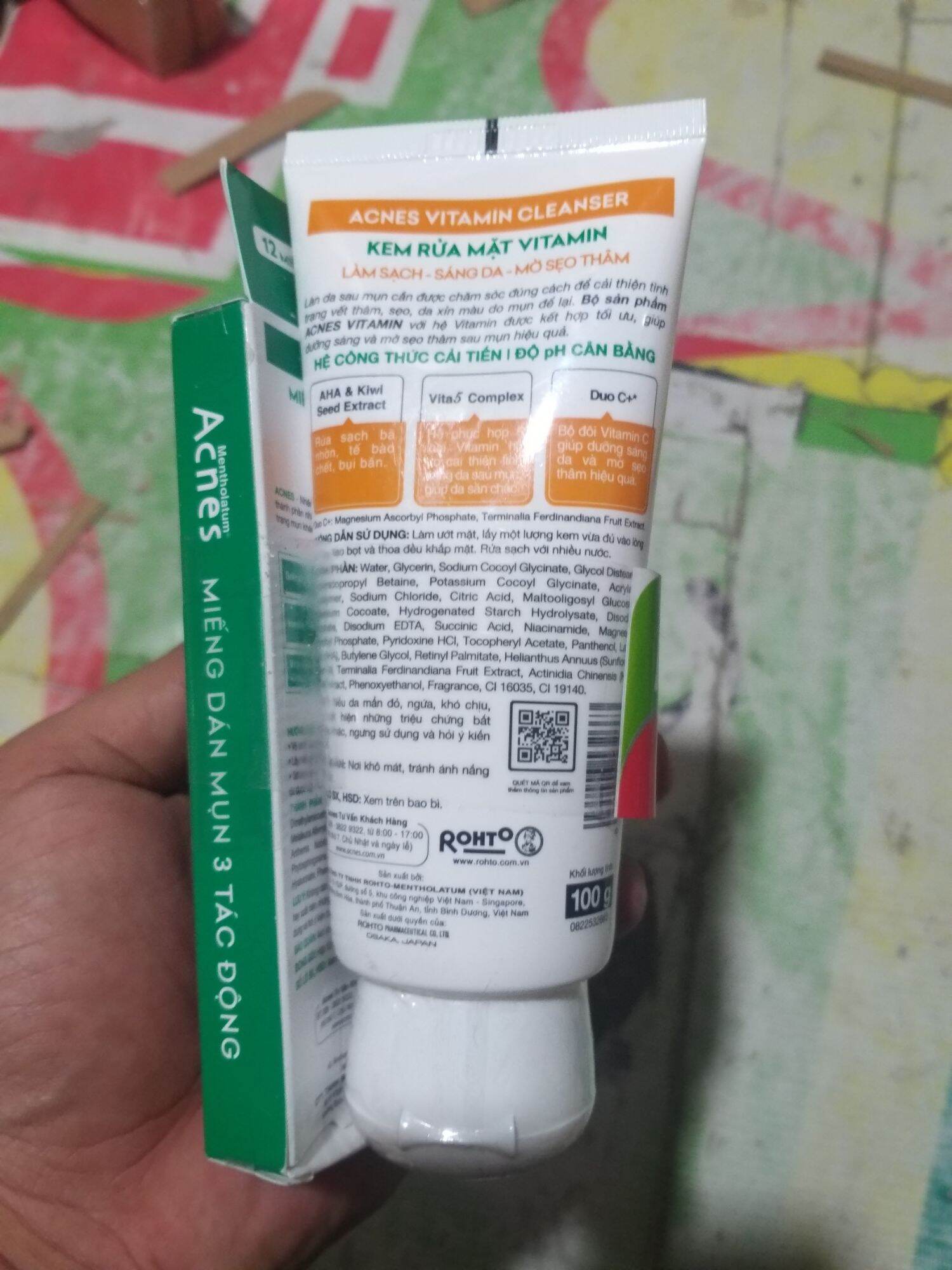 Kem rửa mặt ACNES 100G