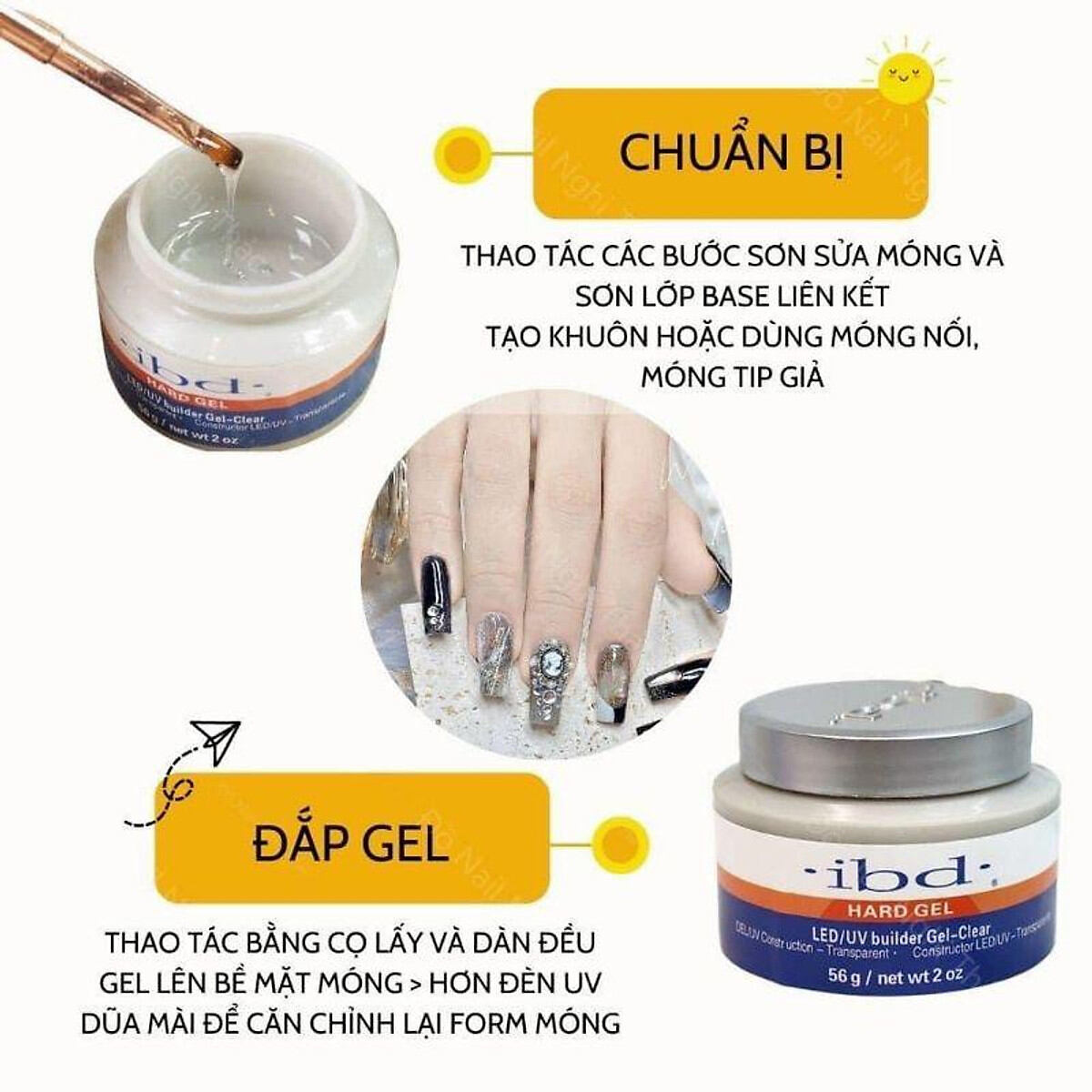 GEL ĐẮP MÓNG IBD 56G