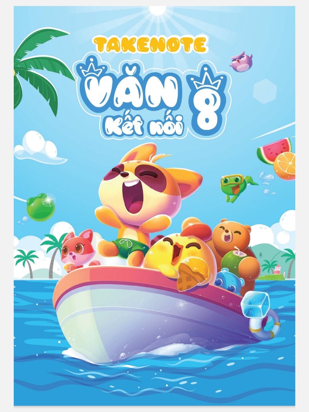 Sổ takenote văn 8 kết nối - khổ giấy a5