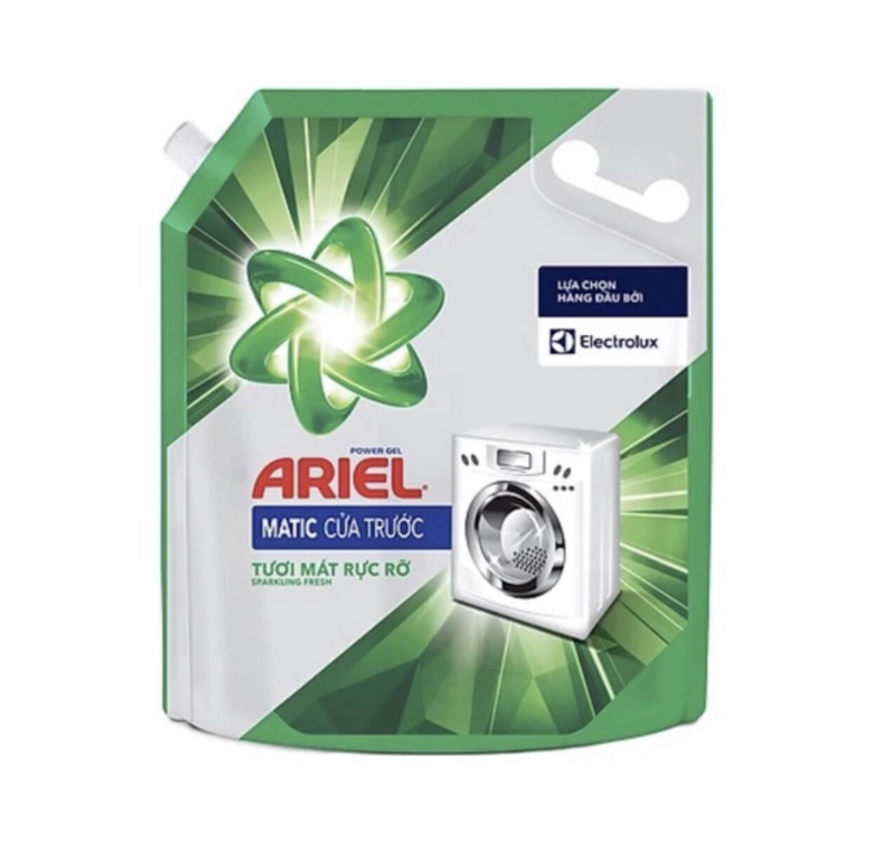 Nước giặt Ariel Matic cửa trước - Túi 3,2 kg