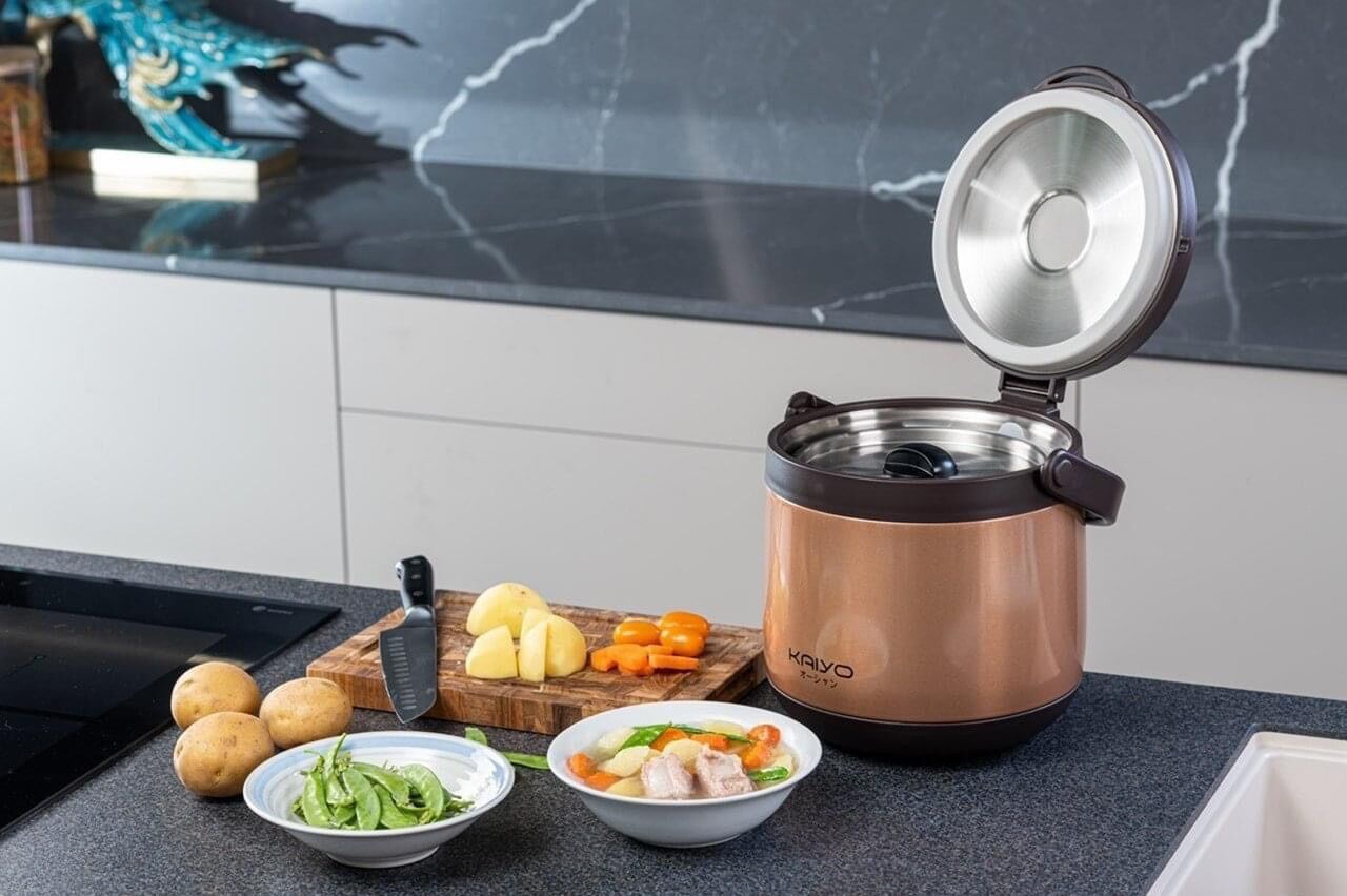 Nồi ủ chân không Kaiyo 3L và 4,5L Nhật Bản