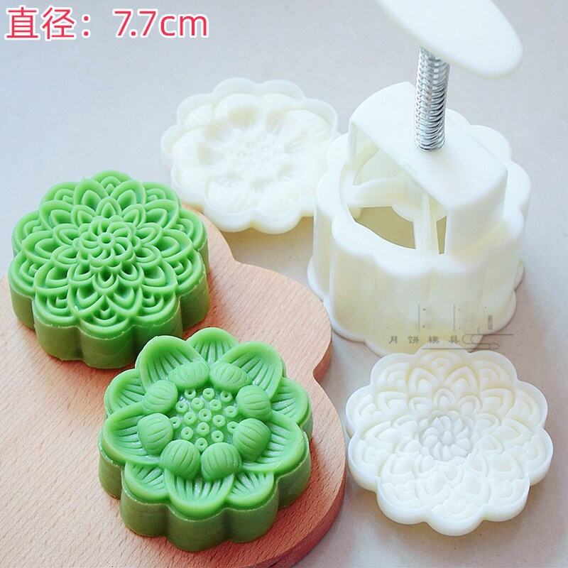 Khuôn bánh đậu xanh bánh trung thu bánh trung thu bánh trung thu vân sơn lưu tâm hoa quế hoa thủy tiên đỗ quyên hoa hồng mẫu đơn hoa trà hà cúc lan 3d
