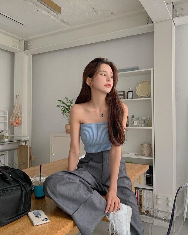 Quần bò ống rộng 01
