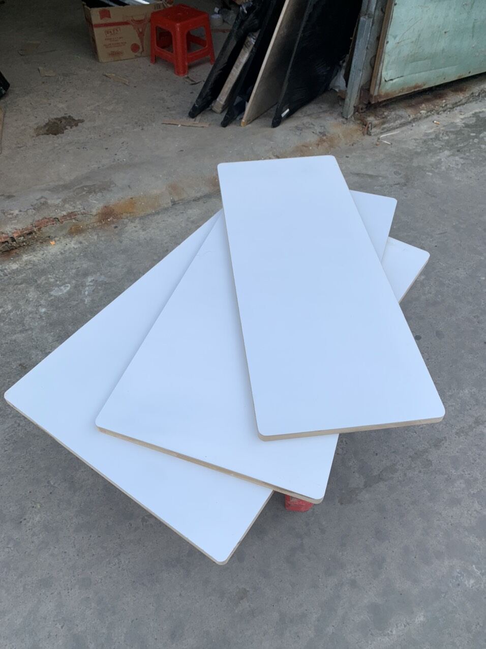 Mặt bàn mdf 60x120x8mm làm bàn,kệ giá bèo,...