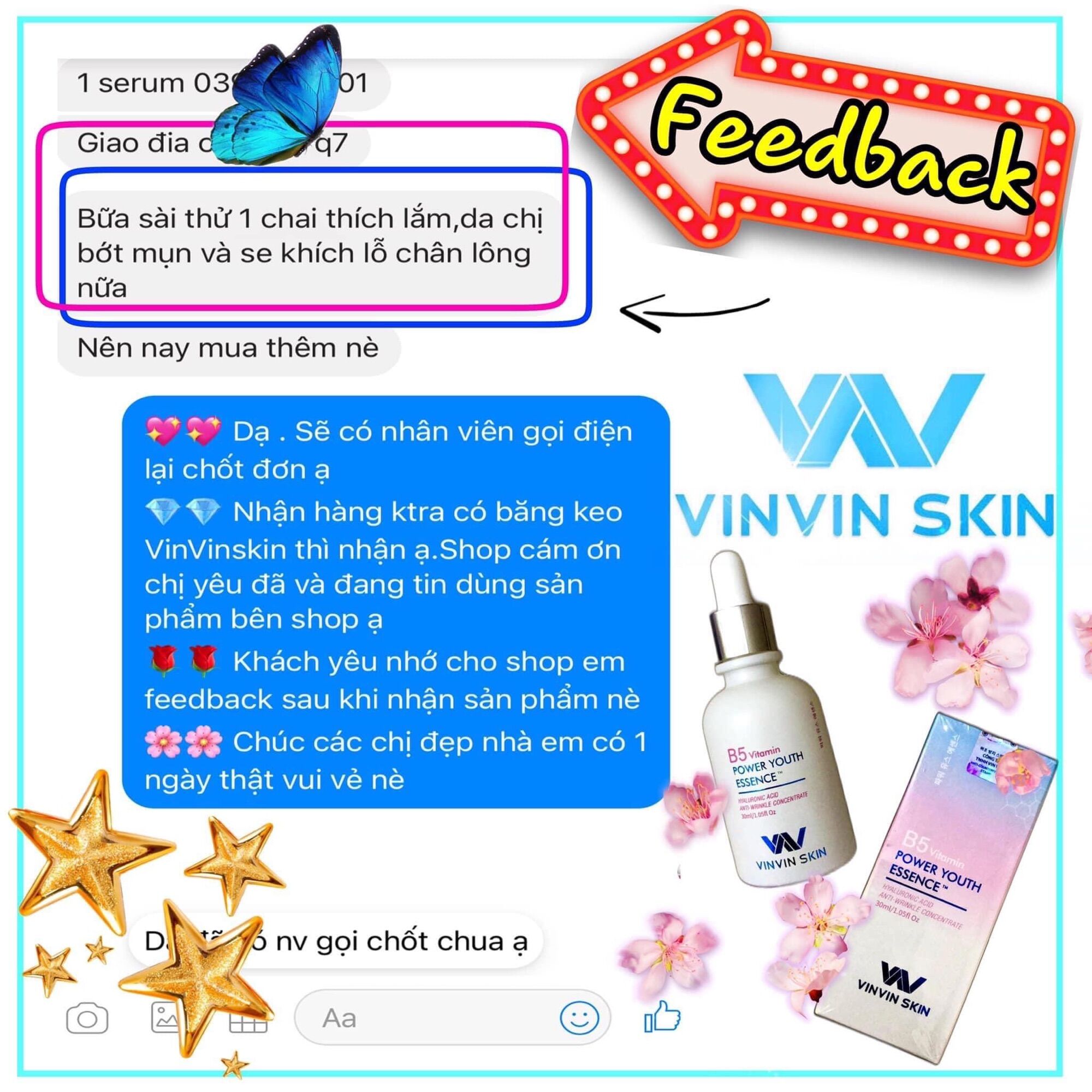 [ CHÍNH HÃNG ] Serum siêu căng bóng da _ Thương Hiệu VinVinSkin