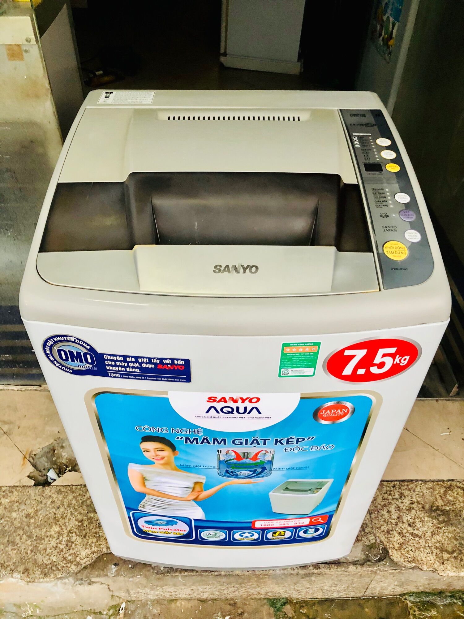 Máy giặt Sanyo 7.5kg