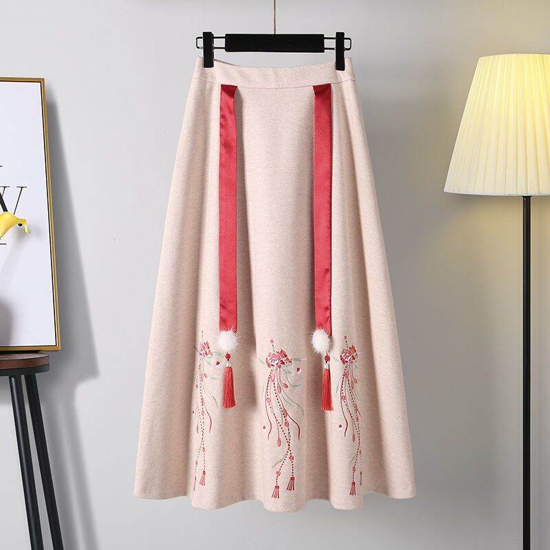 SET HÁN PHỤC CÁCH TÂN NỈ BÔNG GIÁNG SINH, TẾT