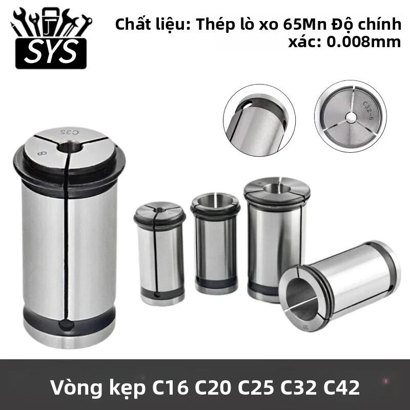 Đầu Kẹp Dao Tiện Mạnh Mẽ C16 C20 C25 C32 C42 Lực Mạnh BT30 BT40 Giá Đỡ Dao SC Dùng Cho Máy Phay