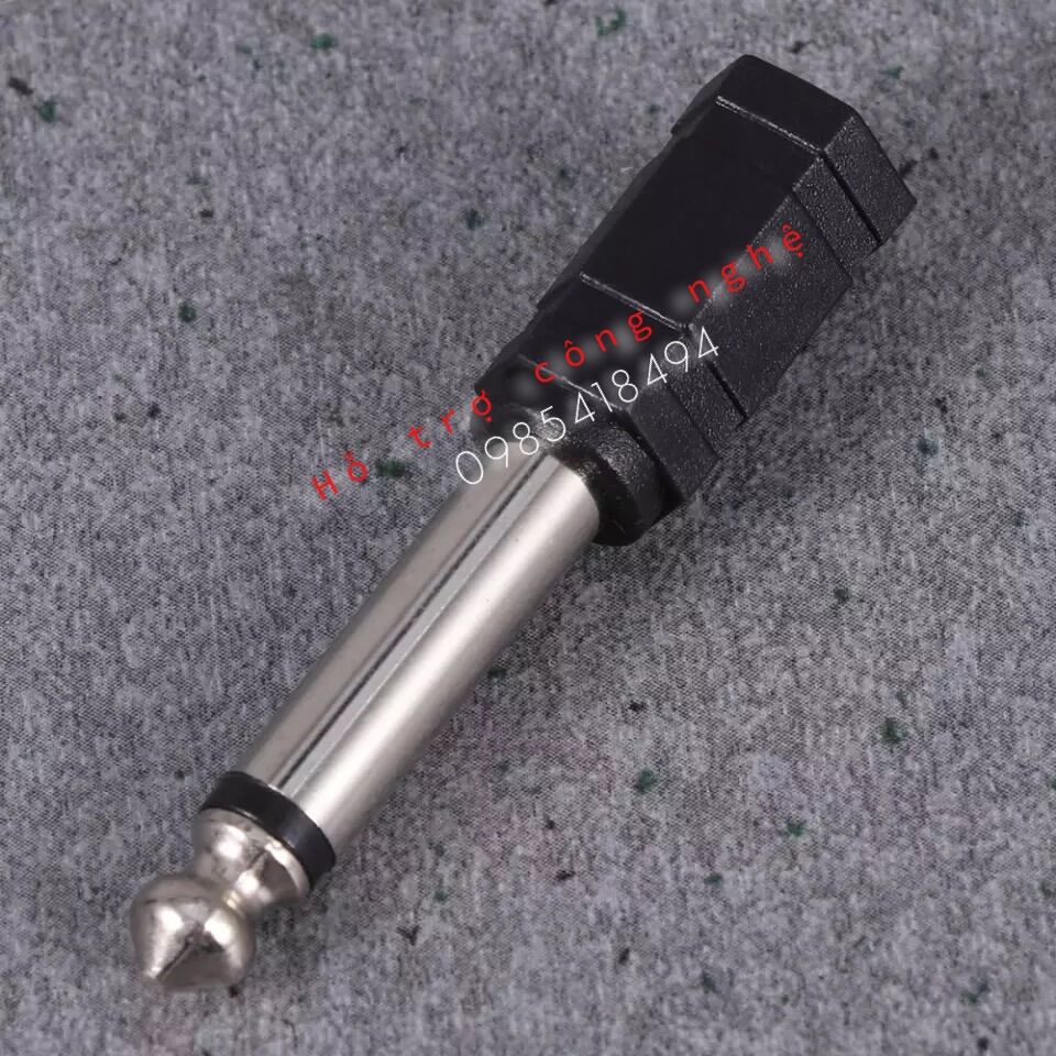 Jack chuyển đổi 3.5 sang jack 6 ly mono nhựa- giá bán 1 chiếc