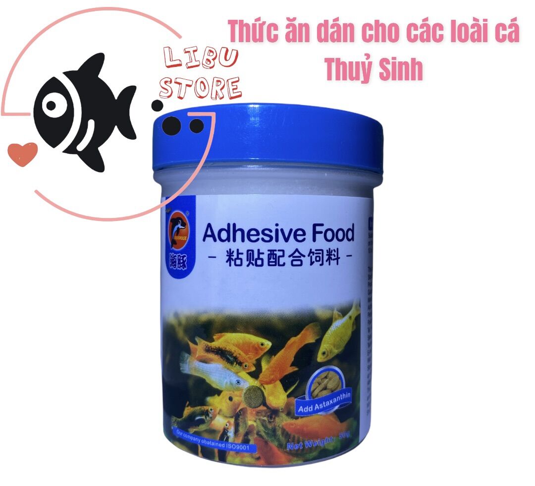 Thức ăn dán cho cá thuỷ sinh porpoise - hủ 50gram