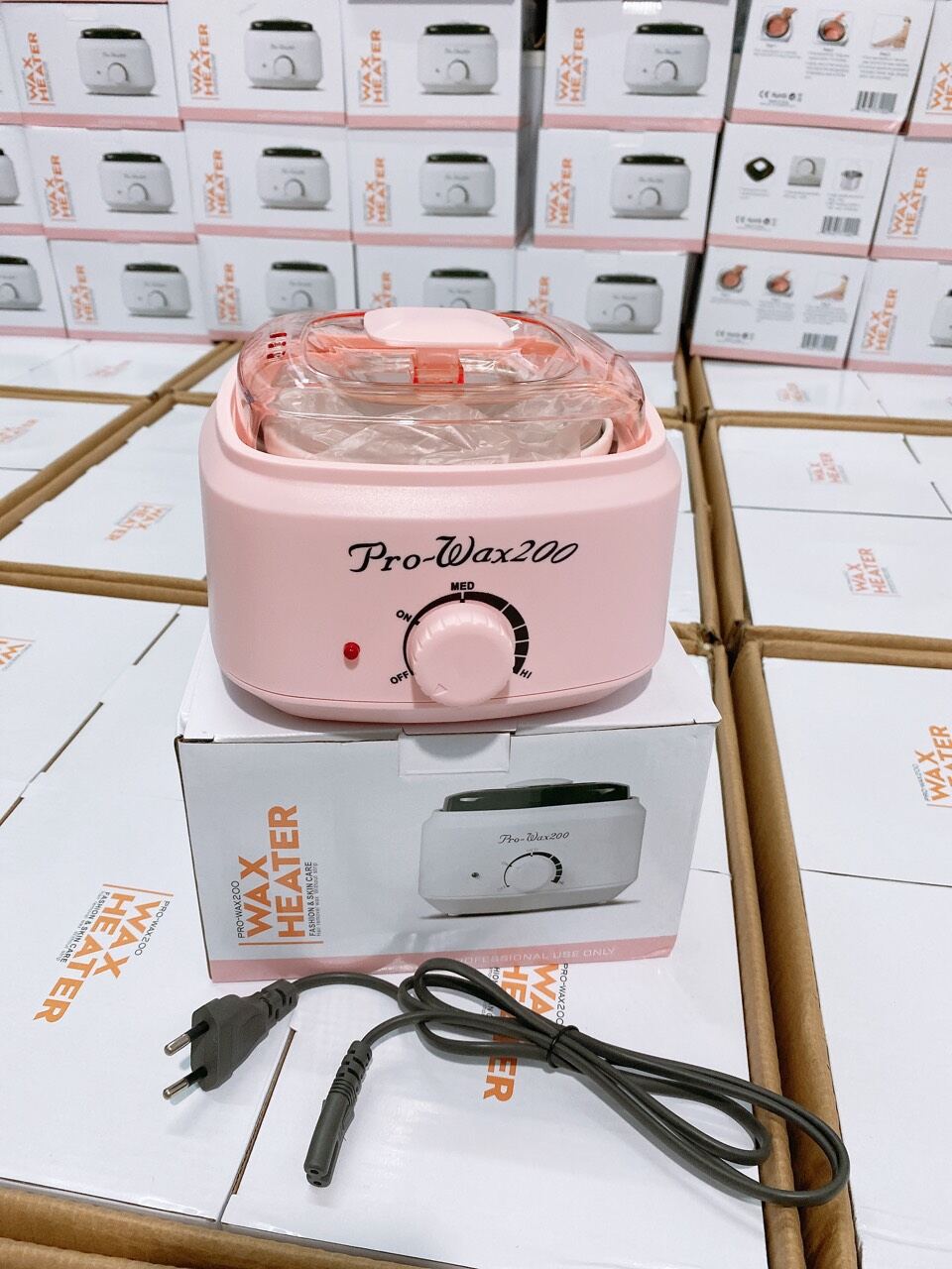 NỒI NẤU SÁP WAX LÔNG/ Pro_wax200 ( Tặng 50gr sáp wax và que)