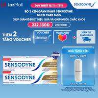 Bộ 2 Kem đánh răng SENSODYNE Multi Care 160g giúp giảm ê buốt hiệu quả và giúp nướu chắc khỏe
