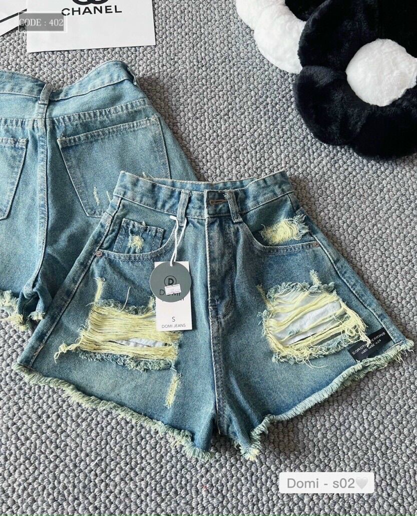 HCM(ảnh thật) quần short jean cao cấp chuẩn shop