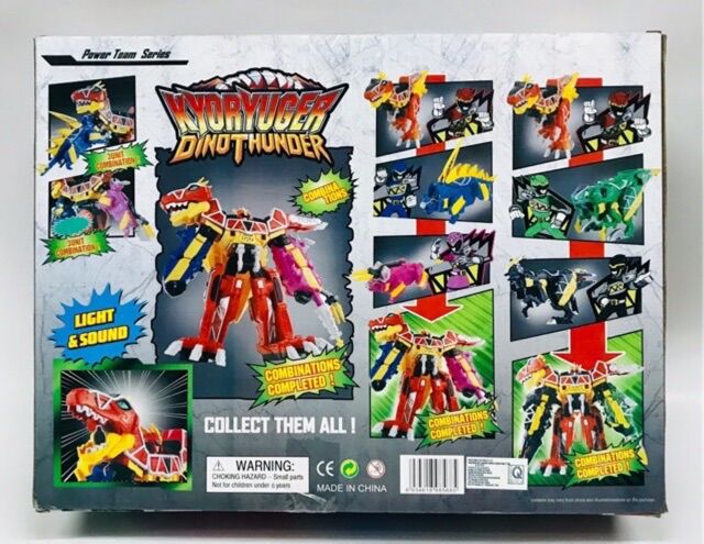Hộp Robot lắp ráp biến hình siêu nhân điện long Kyoryuger