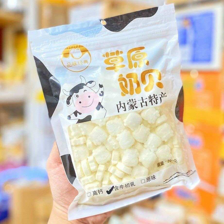 Kẹo sữa bò non nén mông cổ túi 250g - 100 viên siêu ngon,siêu thơm béo