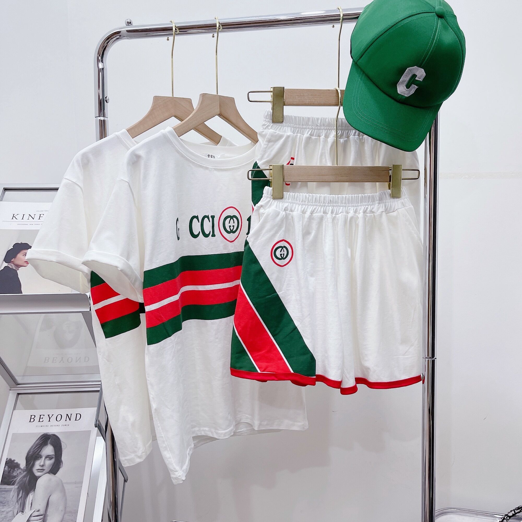 SÉT 3 MÓN BỘ ĐÙI GUC.Cii KÈM MŨ TL09