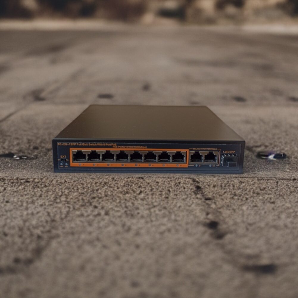 Cấp Nguồn Switch POE Gigabit 8 Port - Công Xuất 120W - Chất Lượng Cao