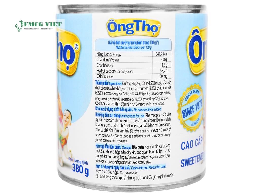 Sữa đặc ông thọ trắng lon 380g