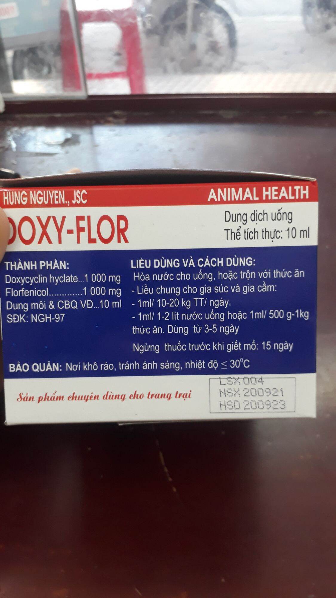 doxy flo - chữa hen khẹc ở vật nuôi