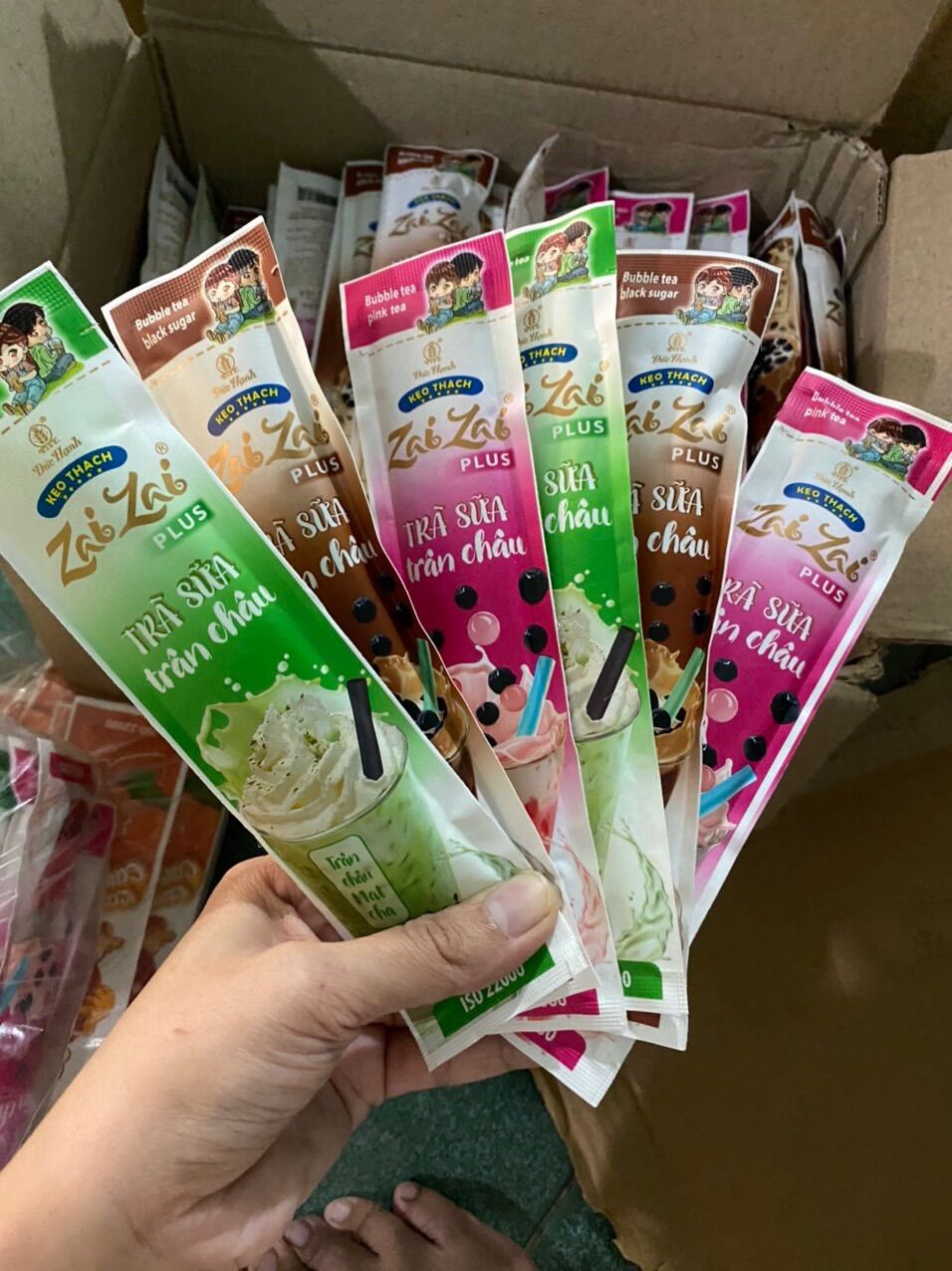 Kẹo thạch zai zai Đức Hạnh trà sữa 500gr