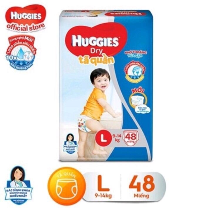 Tã quần huggies m54/l48/xl42/xxl38 chính hãng