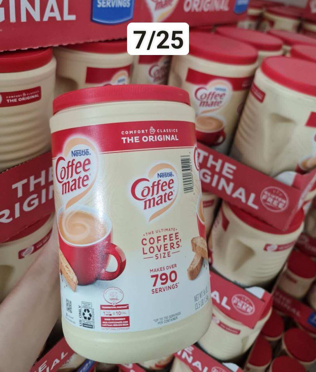 [HSD 08/2027] Bột Kem Cà Phê Nestle Coffee Mate 1.5Kg của Mỹ