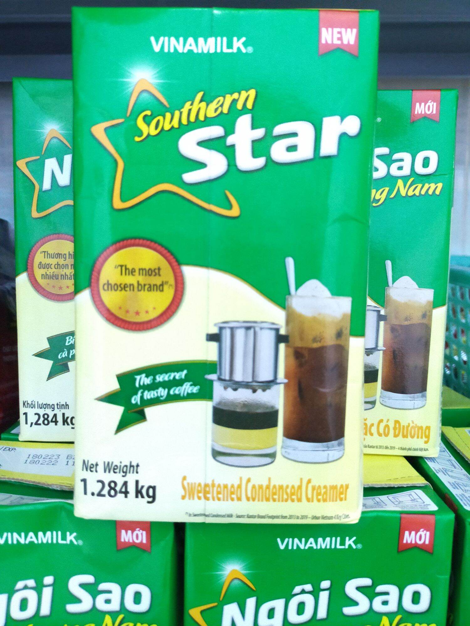 ( Giá lẻ 1 hộp ) sữa ngôi sao phương Nam "khối lượng tịnh 1,284kg"
