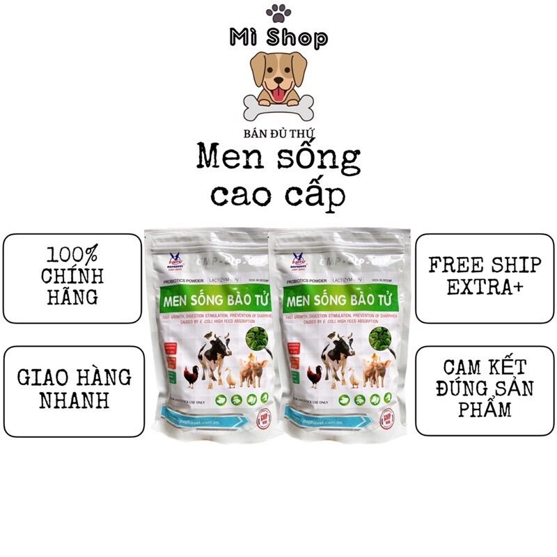 Men tiêu hóa cho gà, vịt, heo, trâu, bò 100gram