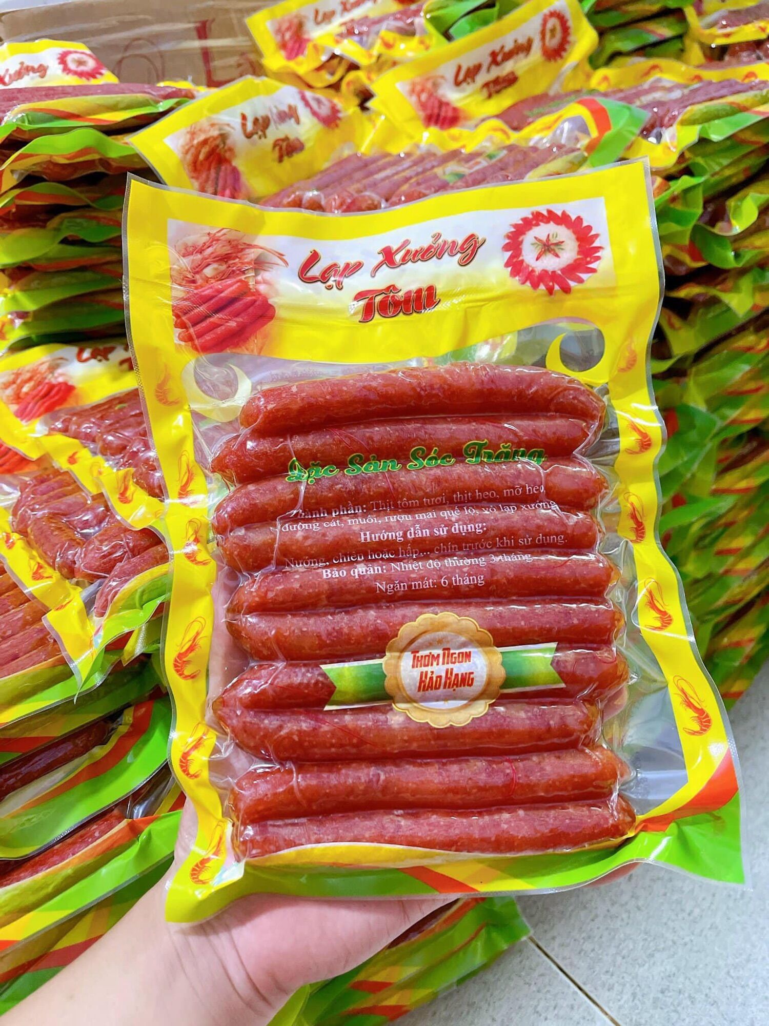 Lạp xưởng tôm Sóc Trăng loại đặc biệt