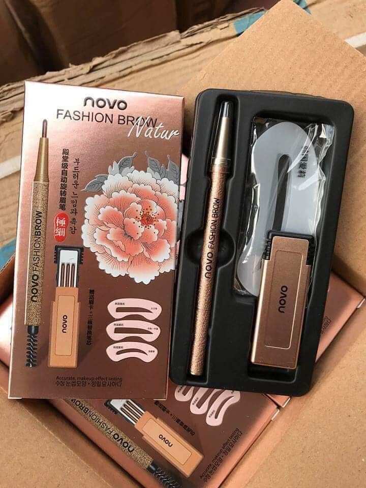 Bộ khuôn kẻ lông mày novo siêu tiện lợi