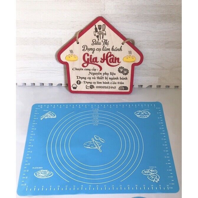 Thảm silicon nhồi bột 25x30cm