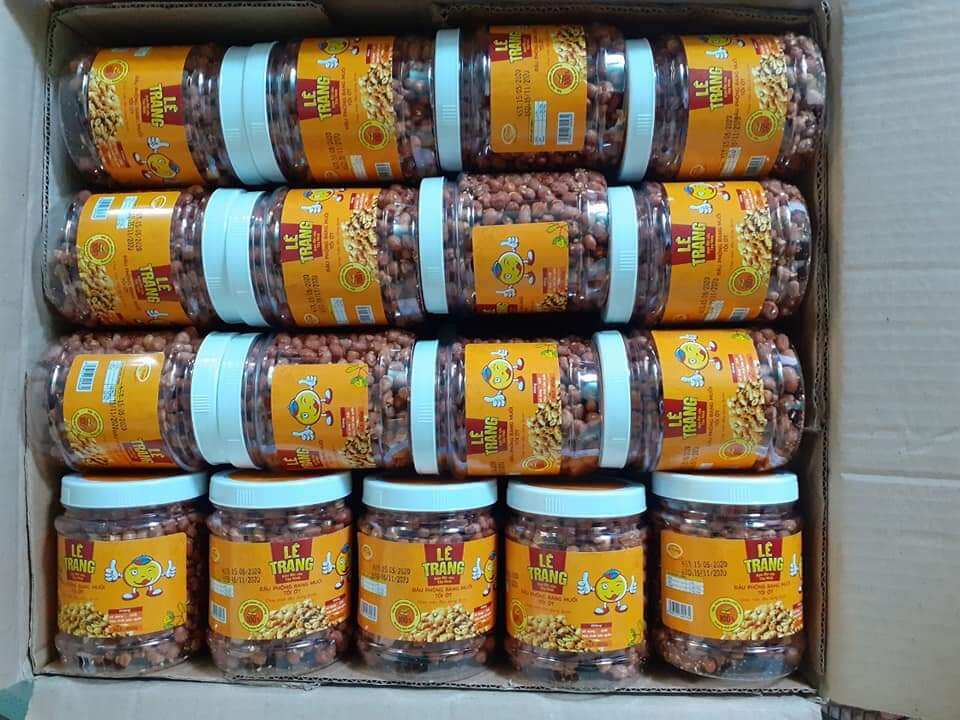 Đậu phộng rang muối tỏi ớt Lê Trang