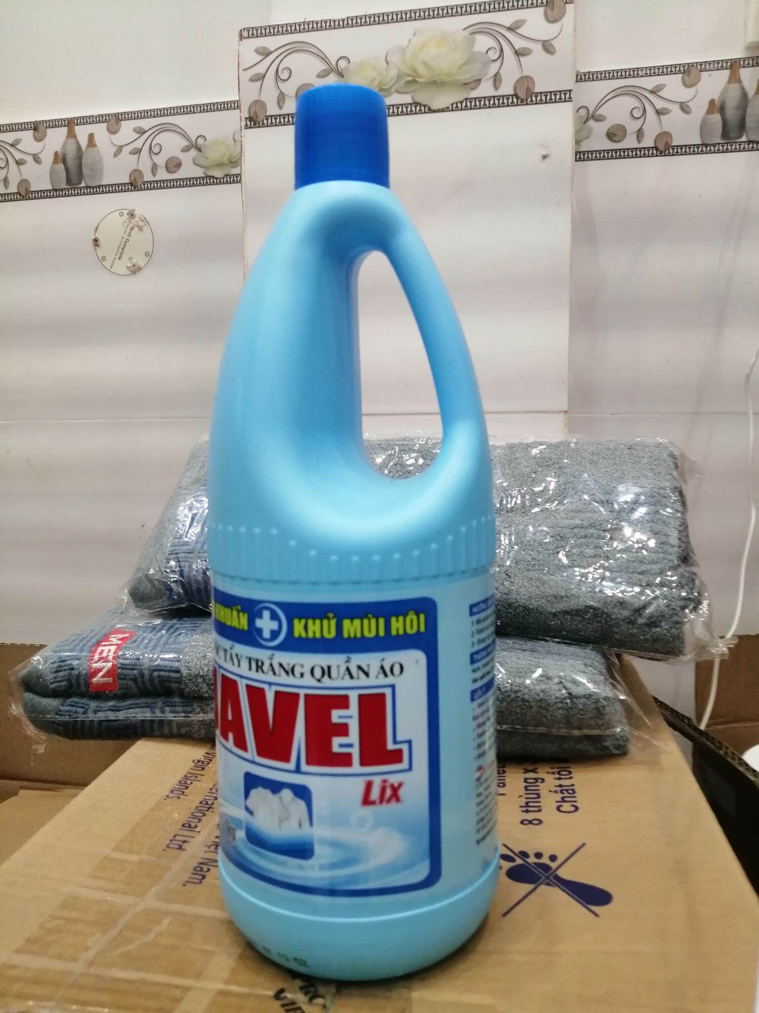 Nước tẩy trắng Javel Lix 1kg