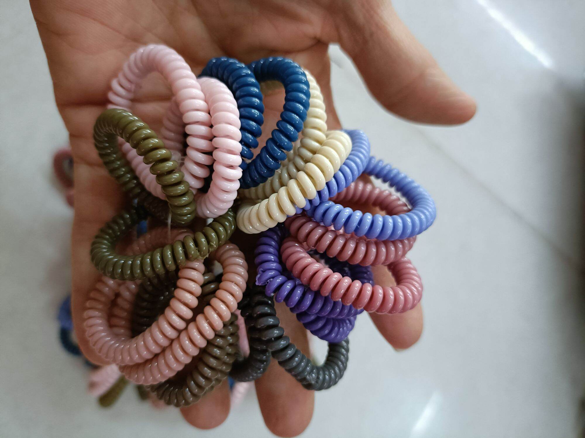 combo 10 dây cột tóc lò xo mini