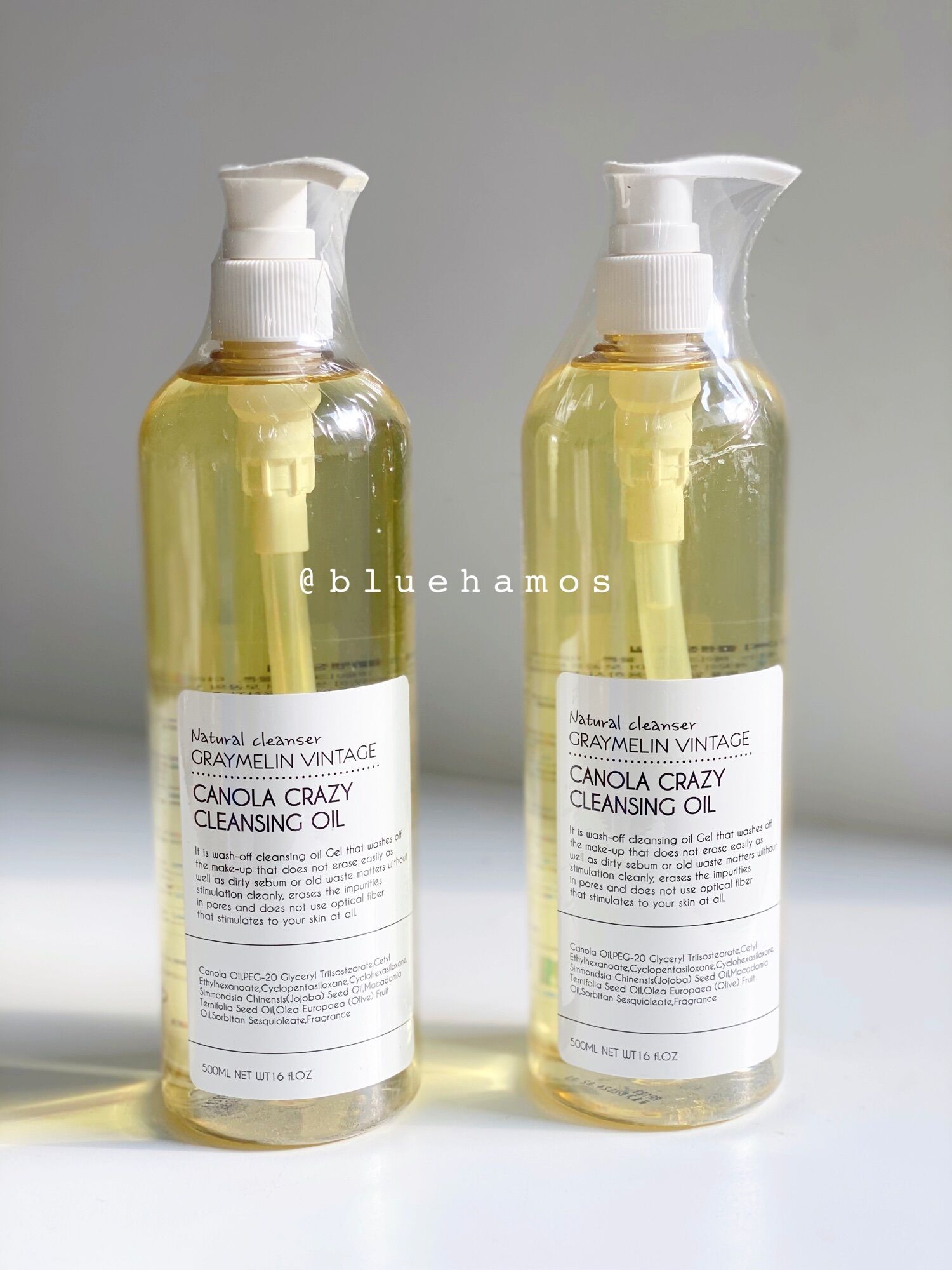 Dầu tẩy trang hoa cải Graymelin Canola crazy cleansing oil 500ml