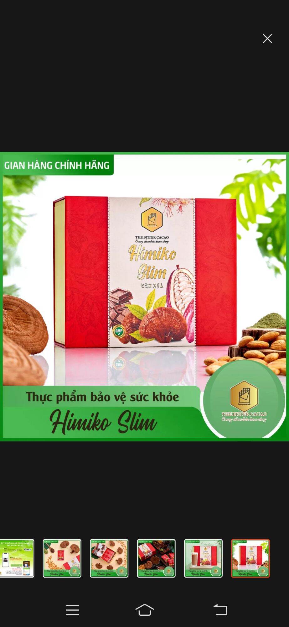 Bột Cacao Giảm Cân Himiko Slim - Bột Cacao Himiko Slim Nguyên Chất