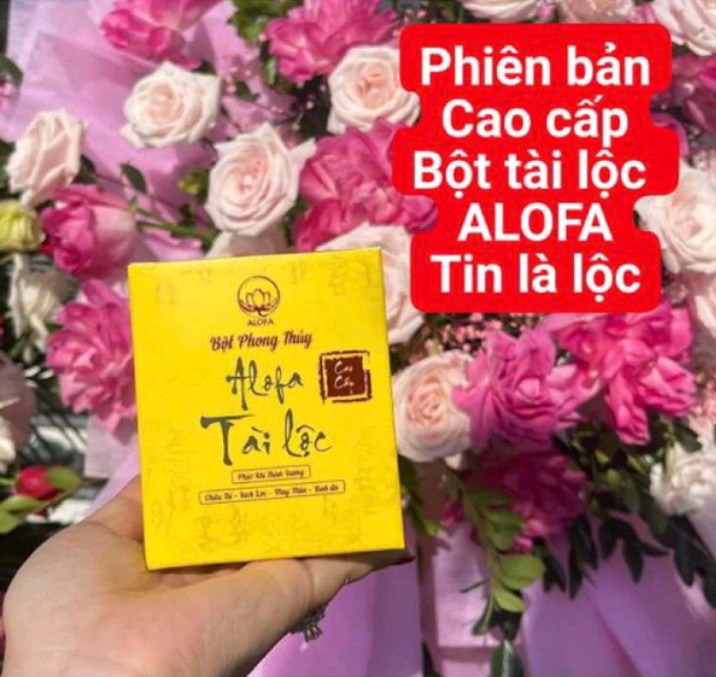 2 hộp BỘT PHONG THỦY Alofa loại mới