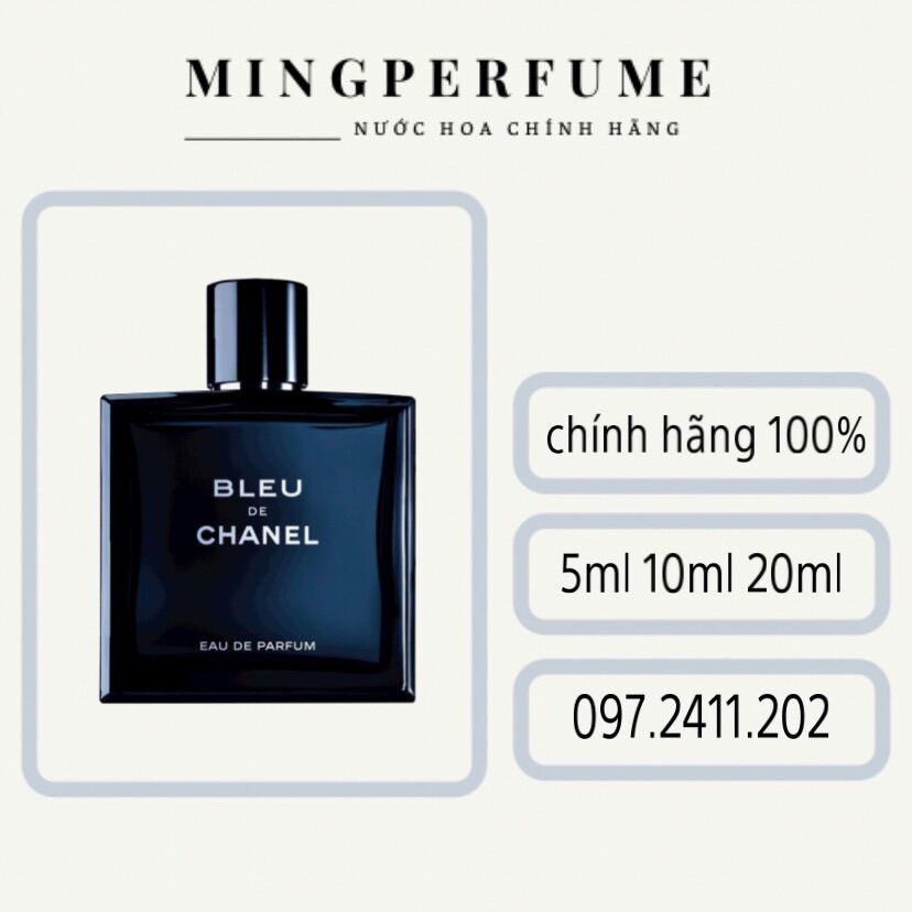 Nước hoa QUANTUM NO3 10ml Inspired by Chanel blue  Euro Viet Perfumery