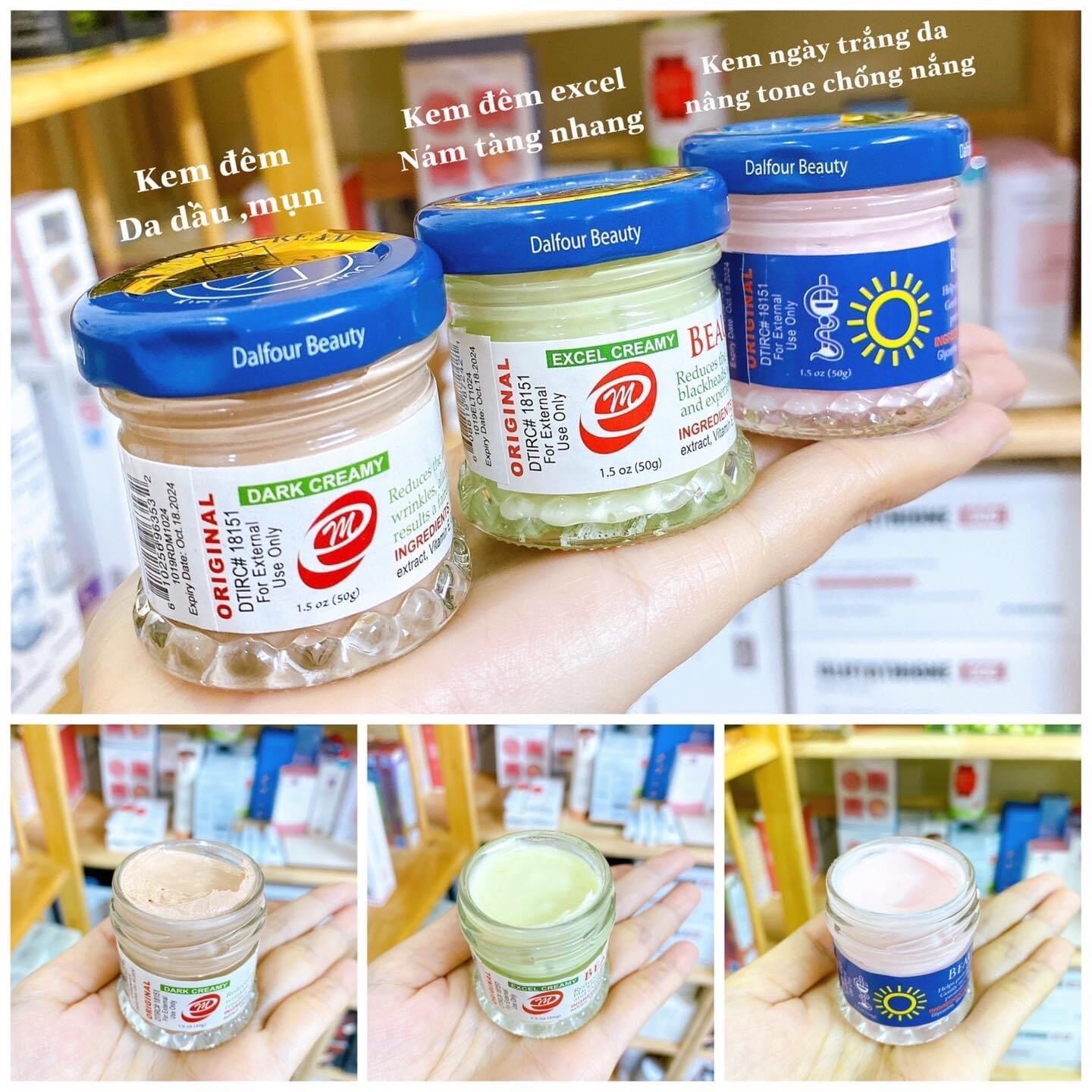 Kem Pháp Xuất Mỹ Dalfour Beauty Ban Đêm/Ban Ngày